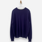 Purple Cashmere V Neck Jumper