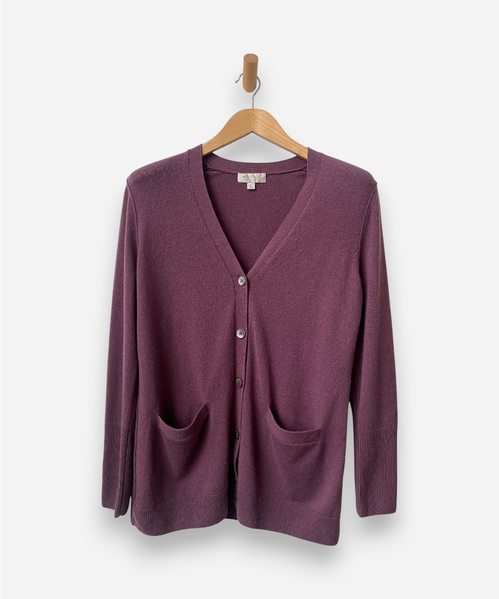 Secondhand cashmere cardigan