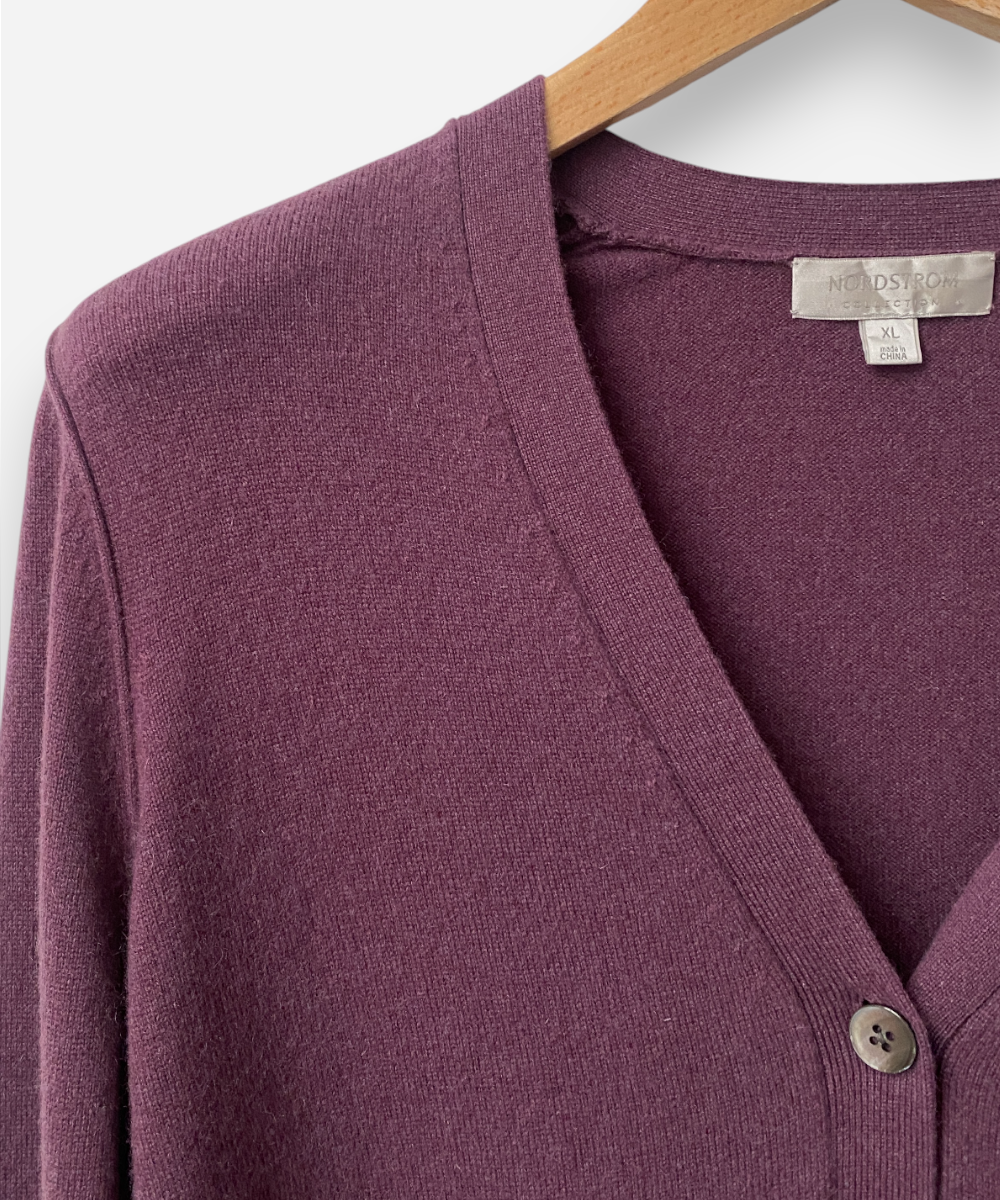 Secondhand cashmere cardigan