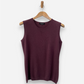 Purple Cashmere Round Neck Vest by Philo Sofie