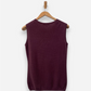 Purple Cashmere Round Neck Vest by Philo Sofie