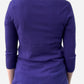 Purple Cashmere Round Neck Cardigan