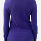 Purple Cashmere V Neck Jumper