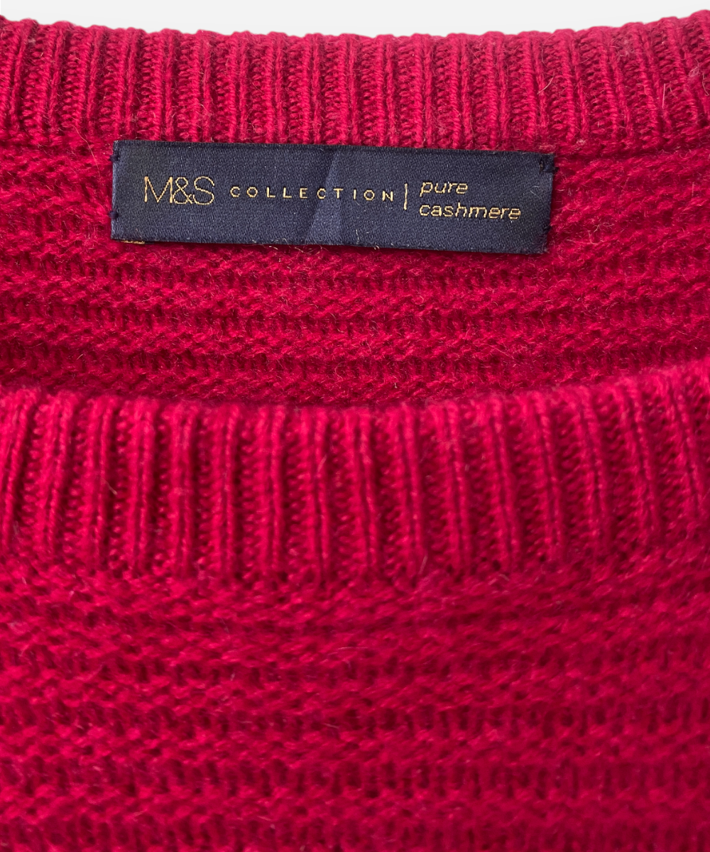Secondhand cashmere jumper