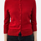 Red Cashmere Cropped Cardigan by Ralph Lauren