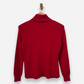 Red Cashmere Roll Neck Jumper