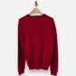 Red Cashmere V Neck Jumper