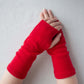 Recycled cashmere hand warmers