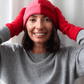 Duo Beanie Hat & Fingerless Gloves Set