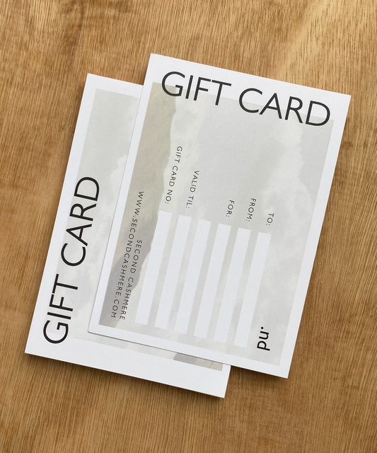 Second Cashmere Gift Card