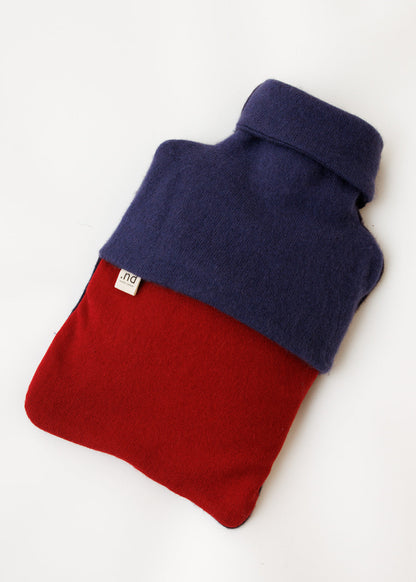 Recycled cashmere hot water bottle cover