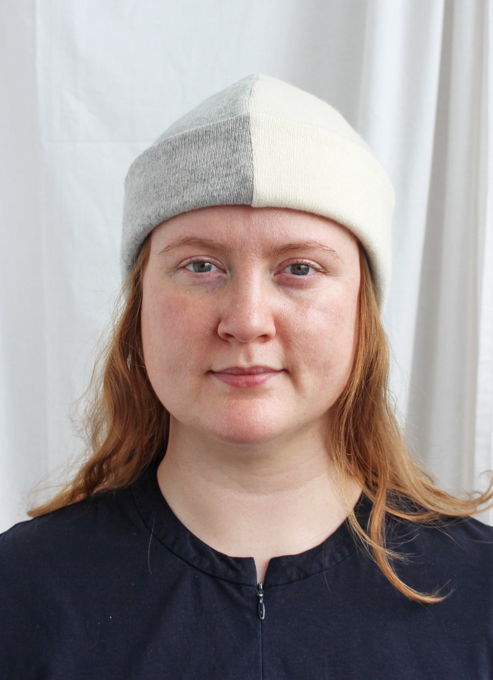 Reclaimed cashmere beanie hat