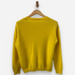 Yellow Cashmere Crew Neck Jumper by Darling Harbour