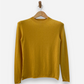 Yellow Cashmere Crew Neck Jumper by Massimo Dutti