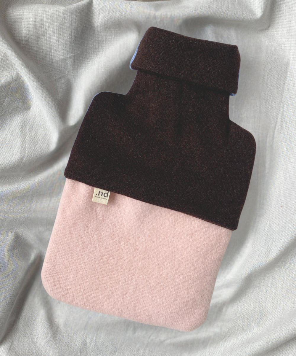 reclaimed cashmere hot water bottle cover